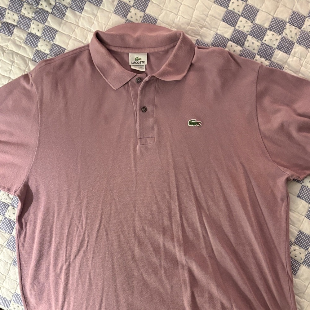 Lacoste Men's Light Purple Polo Shirt